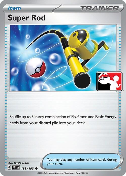 Paldea Evolved Super Rod [Prize-Pack] Pokémon card